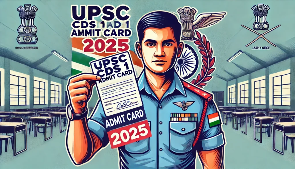 UPSC CDS 1 Admit Card 2025