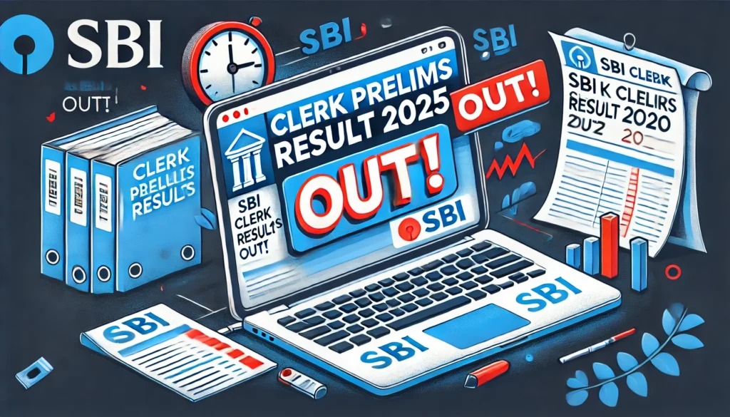 SBI Clerk Prelims Result 2025